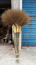 Medium bamboo broom Sanitation broom Road broom Manual broom without leaf hard wire broom can be approved