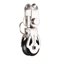 (MASTER)16mm Single wheel rotating shackle Stainless steel sailing ball pulley-Ship Hardware