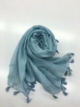 earth music fashion pure cotton hanging ball flow Su scarf shawl