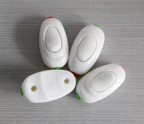 Old-fashioned small single-control button bedside switch bulb switch manual button small switch 15