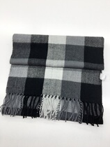 Japans Comma ca lsm plaid wool mens scarves