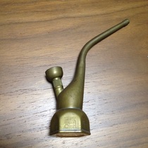 Carved pattern copper cigarette holder Pipe antique collection