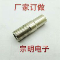 Hot sale all-copper high-quality one-5 single tube pressure connector to RF female metric cable TV connector f-head metric