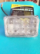  Pengwei lighting LED crystal light super bright 15 beads 5 inch square light 12V_80V universal seismic LED square light waterproof