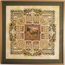 CD French kitchen original drawing A3 color beat original cross stitch Chatelaine Designs