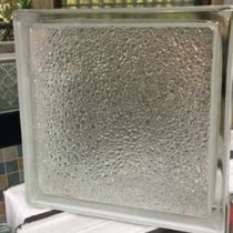 Full Star hollow glass brick 190 * 190 * 80 toilet partition wall light transmission impervious to privacy