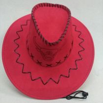 Western denim hat beach hat men and women big eaves hat beach hat outdoor anti-UV hat stage performance hat