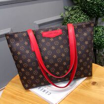 Handling Tot Big Bag Lady Single Shoulder Bag EUROPE AND EUROPE BIG BAG OLD FLOWER HANDBAG LARGE CAPACITY HAND BAG SHOPPING BAG PU PU PU