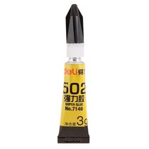 Del 7146 glue 502 fast super glue can stick plastic metal glass ceramic 3 grams