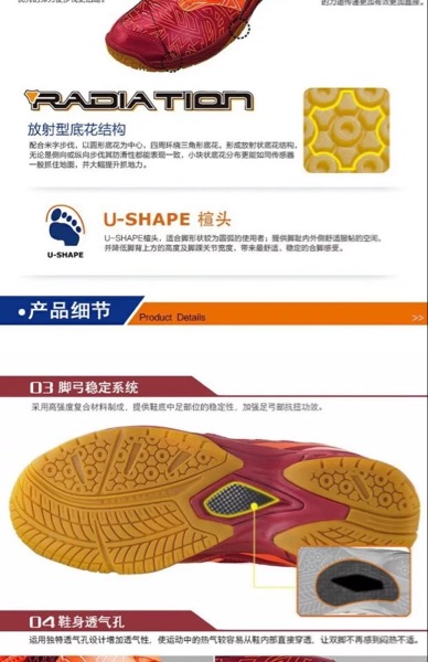 Chaussures de Badminton uniGenre VICTOR - Ref 843389 Image 3