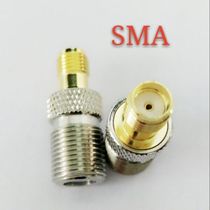 Promotional all copper finishing SMA female head to F female head inch RF coaxial connector video adapter