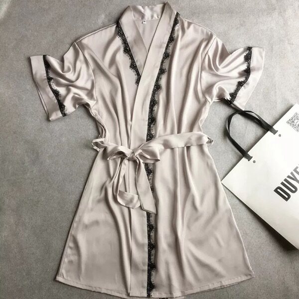 Peignoir jeunesse Gris, rose, jaune - Ref 592280 Image 7