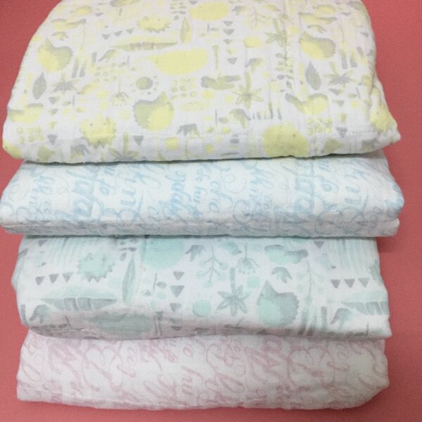 Out Australia Fabric Pure Cotton Cotton Cloth Triple Summer Cover Blanket Bath Towels Baby Bed Linen Children Cover Blanket