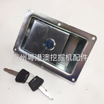 Excavator accessories three side door lock Three one 135 215-8 side cover lock hydraulic pump side door lock