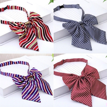 Professional collar flower bank hotel stewardess student business tooling work female Korean bow tie small bow tie scarf