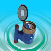 Authentic Jianghua brand rotor wet vertical water meter DN15 4 points-DN20 6 points cold water meter copper cover copper joint