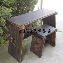 (Qin Rhyme) New store opened guqin table resonance guqin table stool Yangzhou paulownia ancient resonance piano table stool