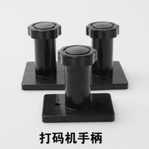 Manual coding machine rubber head handle