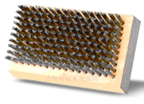 US imported copper wire brush Wire brush Imported anilox roller brush cleaning brush Wire brush Copper wire brush spot