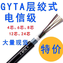GYTA-12B1 layer stranded single-mode outdoor 12-core optical cable Fiber fusion splicer 4 6 8 24-core