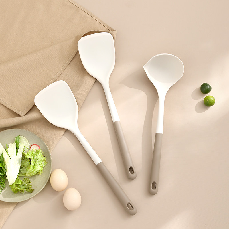 硅胶锅铲不粘锅专用炒菜铲子家用汤勺子耐高温防烫食品级厨具套装