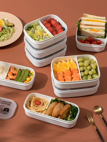 Япония импортировала разделенный ланч-бокс для офисных работников, ланч-бокс, пригодный для использования в микроволновой печи, ланч-бокс, холодильник, ящик для хранения фруктов