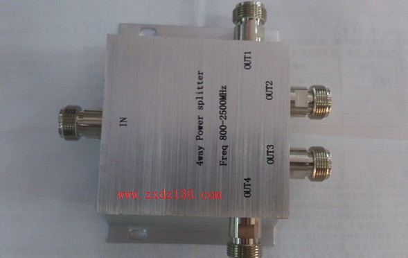 Power Distributor N head one-minute-four-power divider splitter 4 successfully sub-splitter 800-2500MHZ