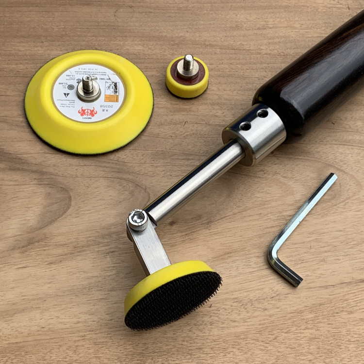 Woodworking Grinding Machine Wood Screwing Hollow Burnishing Polished Tools Woodworking Lathe Inner Hole Sanding manual retractable handheld