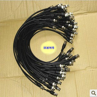 BNC finished jumper monitoring finished mechanism BNC wire camera connecting wire finished line 1 m monitoring line