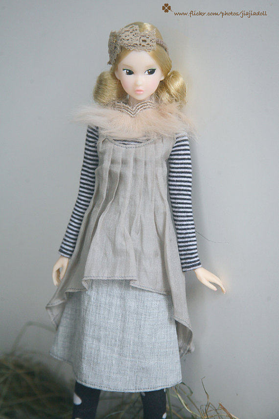 Sold out Grey 2 wear baby bag skirt momoko Blythe Araki jerryberry fr