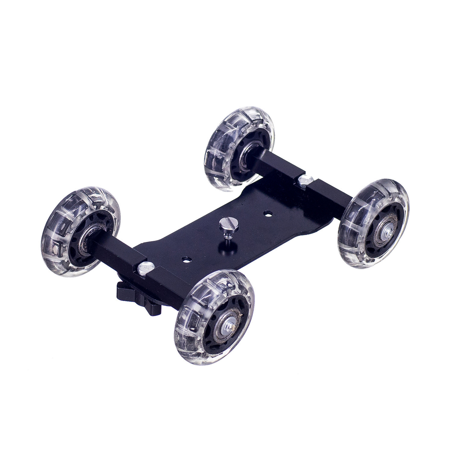 Single Eye Camera Photography Dolly Videography Pulley Car Slide Rail Trolley Tabletop Mini Four Wheels Rail Car