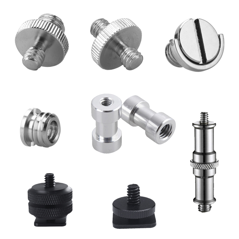 Photographic multi-standard adapter screws 1 4 and 3 8 and B E-type flash mount special internal and external screw accessories