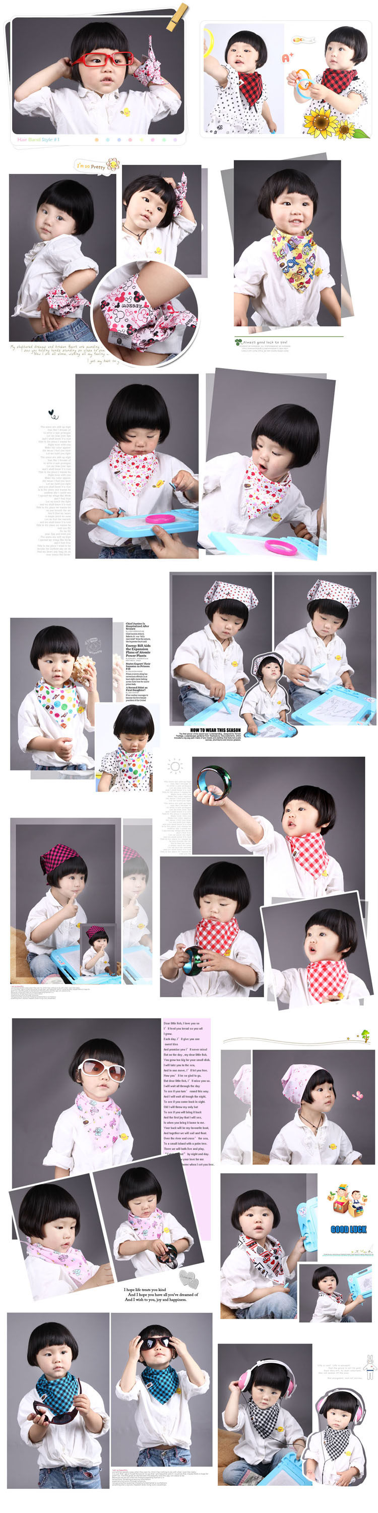 Echarpe enfant en coton - Ref 2140672 Image 74