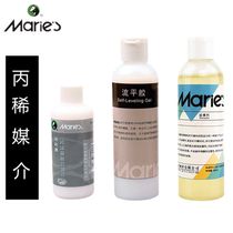 Maly propylene pigment harmonic liquid painting medium flow flat glue paint seasoning propylene painting Yandry agent transparent auxiliaries
