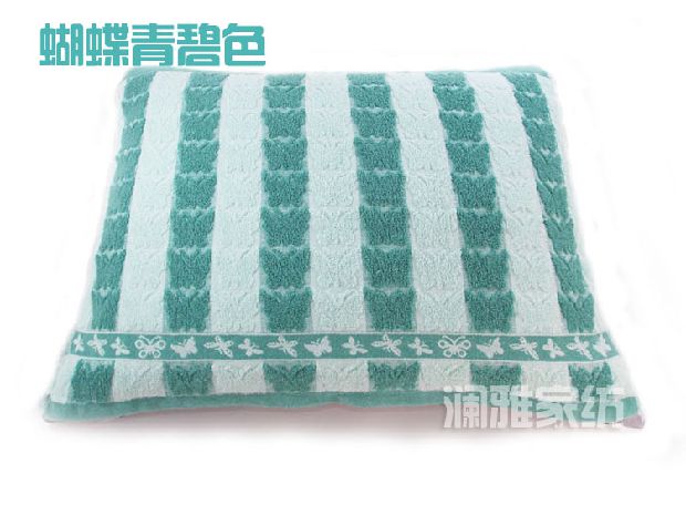 Khăn bông đơn tinh khiết dày 9 nhân dân tệ 1 đôi Hai cặp khăn treo thoải mái xác thực nhà sản xuất giảm giá mua thêm - Khăn gối vỏ gối