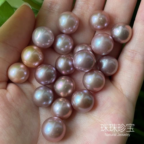 Натуральные бусины из жемчуга, ювелирное украшение, аксессуар, аксессуары, 13-14мм