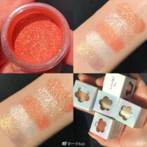  Star chaser artifact Judydoll Orange blossom shining crystal color eye shadow powder Starlight body high-gloss diamond Stardust flash film
