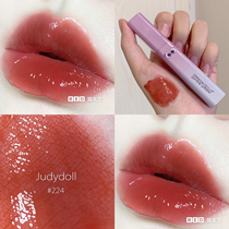 Judydoll Orange Flower Mirror Water Gloss Lip Glaze Lip Dye Rotten Tomato Moisturizing Jelly Lip Gloss 216 Angry Birds