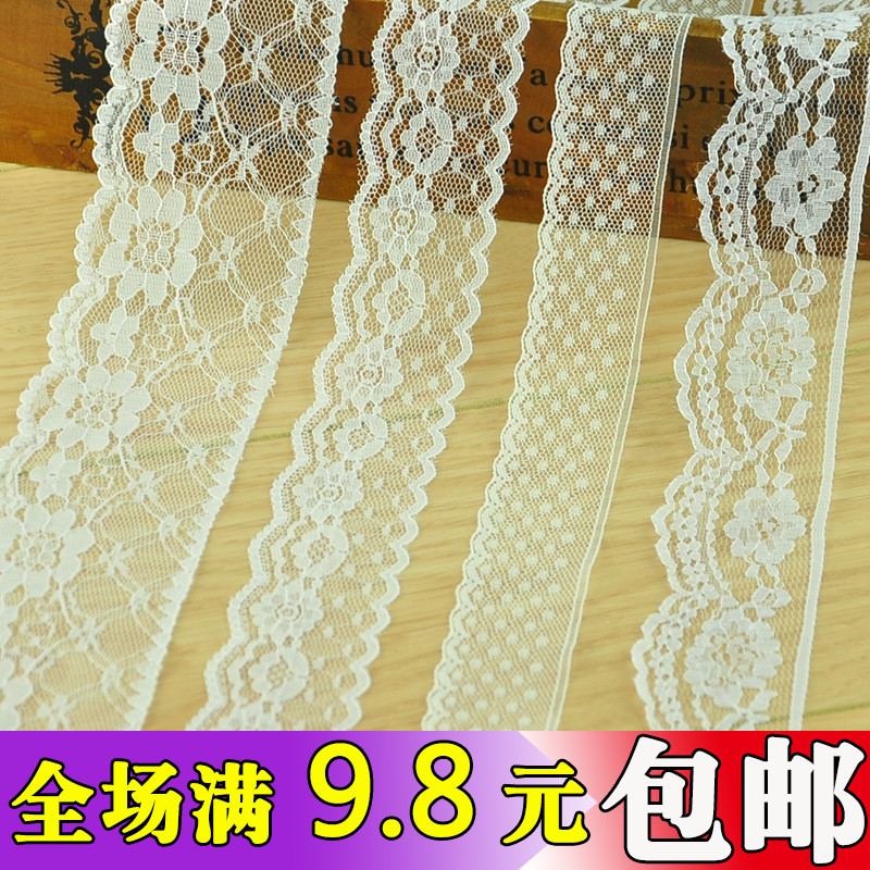 Lace accessories black and white lace lace handmade diy accessories cotton lace sofa curtain lace material