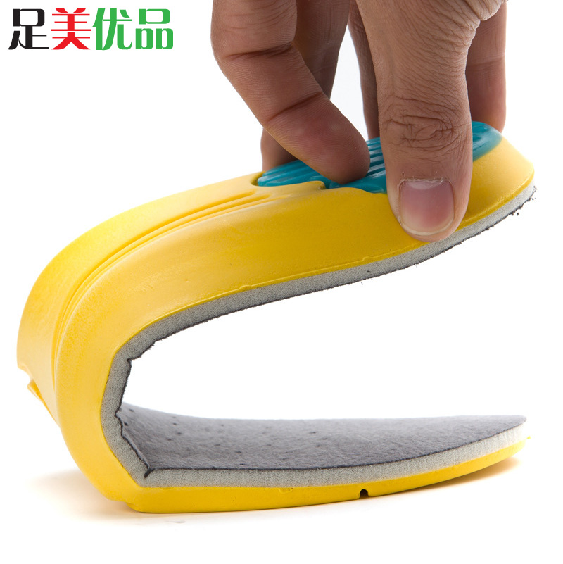 Sweat absorption deodorant High stretch Ultra-soft running breathable shock absorption insoles thickened men's and women's universal can be cut