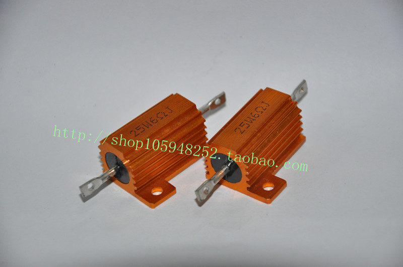 25W6RJ Aluminum resistance RX24-25W6RJ 6 ohms