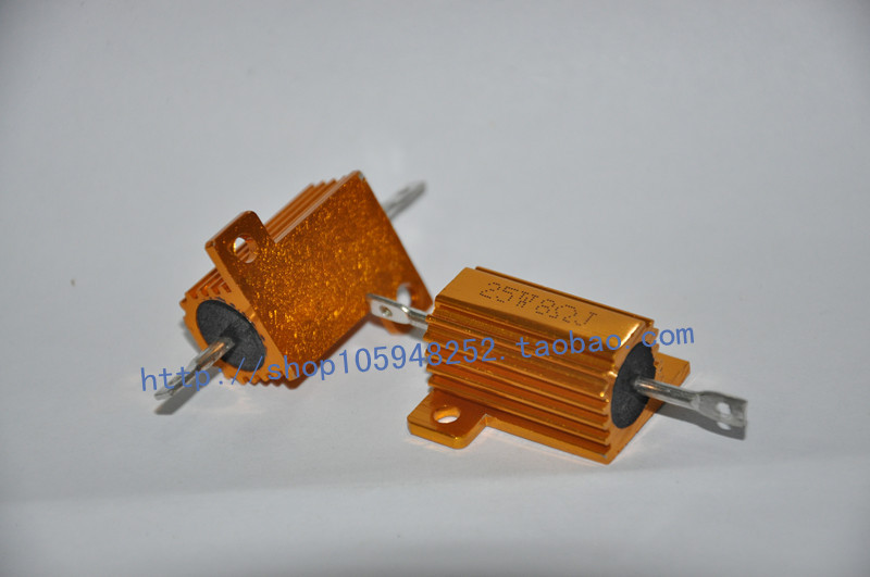 Aluminum shell resistor 25W8RJ precision aluminum shell resistor RX24-25W8RJ 8 ohms