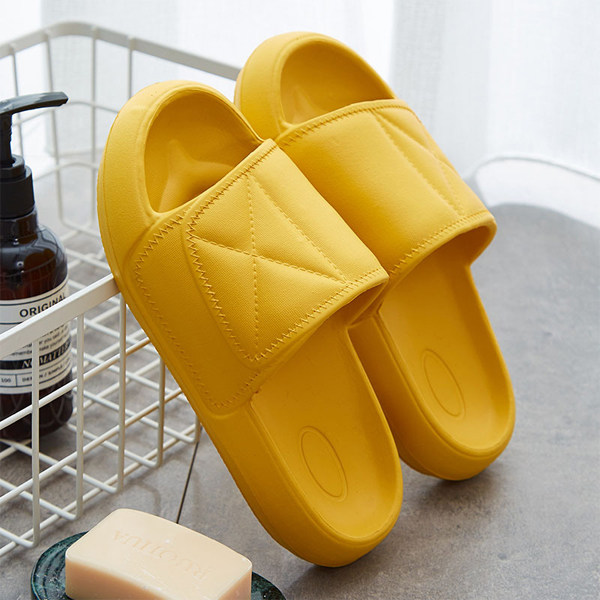 Day Style Ultra-Thick Sole Slippers Summer Home Inroom Silent Non-slip Home Bathroom Bath Lovers Cool Slippers