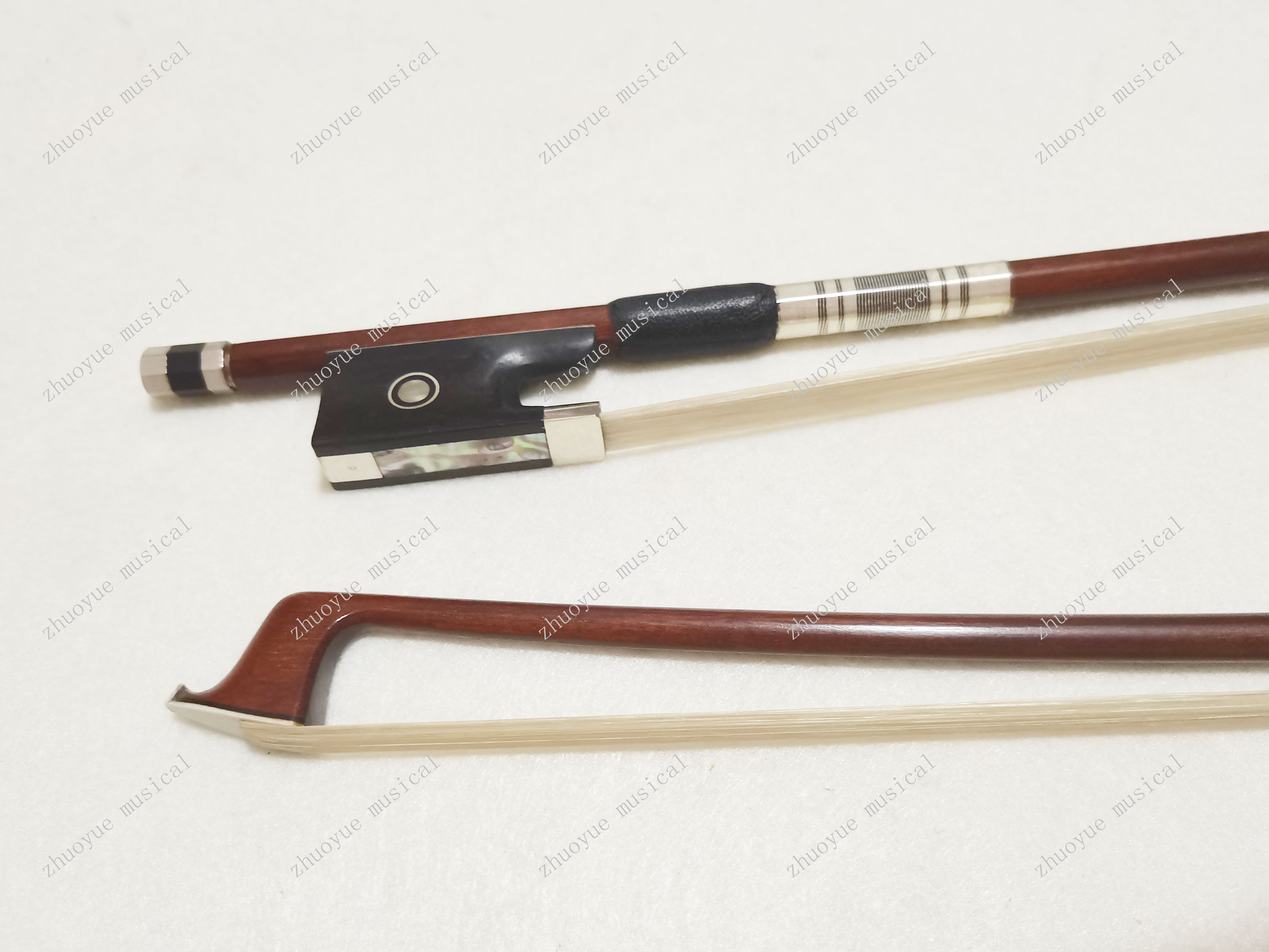 Brazilian Wood Green Sandalwood Elastic Hardness Standard Playing Bow College Bow Round Bow Violinarch AAAAA