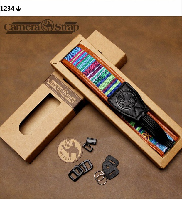 Máy ảnh retro Máy ảnh DSLR dây đeo vai micro đơn Polaroid máy ảnh phụ kiện dây đeo dày DSLR với dây buộc cửa hàng - Phụ kiện máy ảnh DSLR / đơn tripod cho điện thoại
