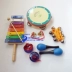 Bộ gõ cho trẻ em bộ đồ dùng dạy học mẫu giáo hỗ trợ nhạc cụ Orff kết hợp bộ đồ chơi phụ huynh-trẻ em