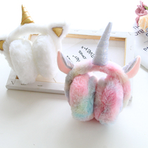 Japanese cute autumn and winter New Girl heart Unicorn Children adult earmuffs warm earmuffs earmuffs earmuffs