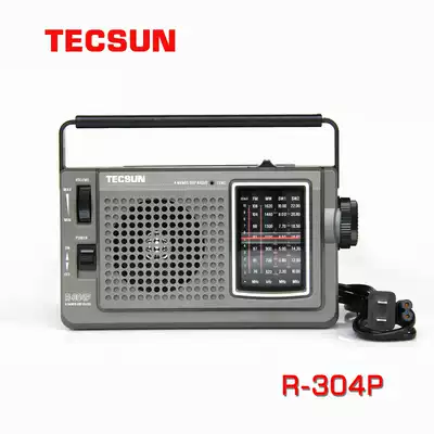 Tecsun R-304P Portable FM Medium wave Short wave DSP Demodulation AC and DC Radio