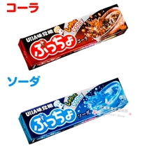 Japan UHA Yuha taste sugar Puccho PUK Super Cola soda soda sandwich gummy candy sugar