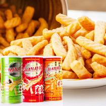 (Thailand imported food) Carol Mei shrimp strips shrimp plain spicy seaweed 110(240)g cans